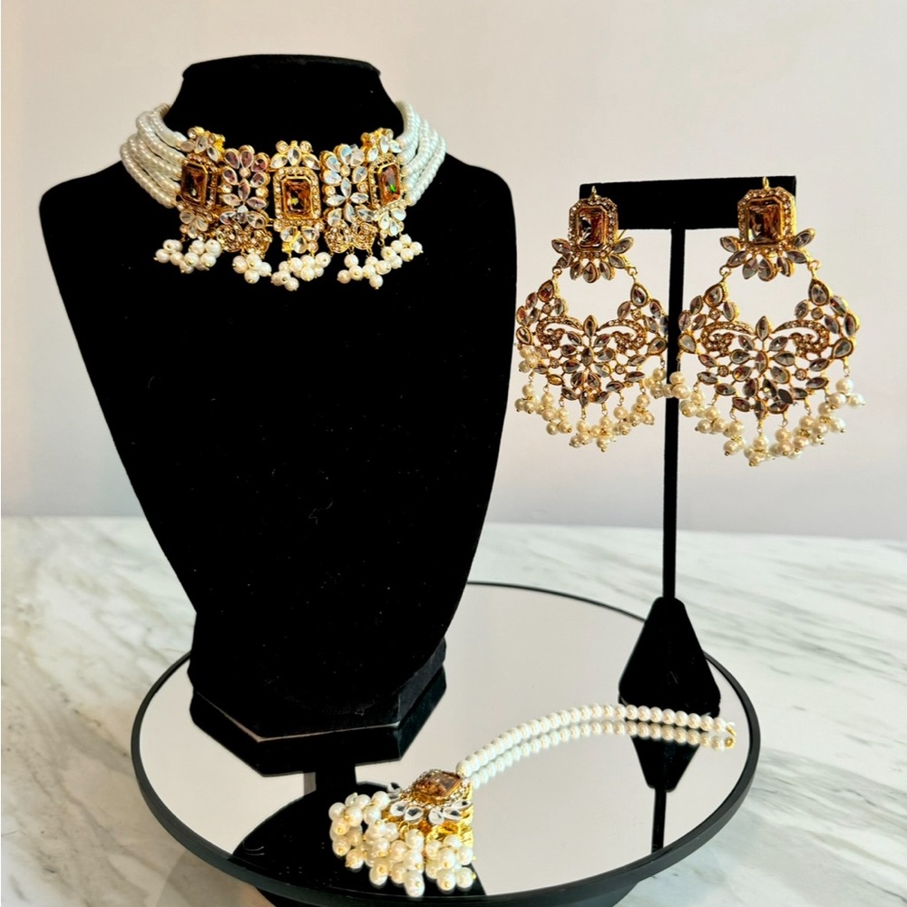 Pakistani Indian Bridal Jewlery Desi Set